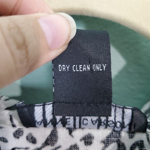 Anne Carson Womens Animal Print Full Zip Linen Hooded Jacket Size 2X - Picture 6 of 6